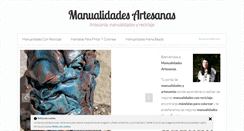 Desktop Screenshot of manualidadesartesanas.com